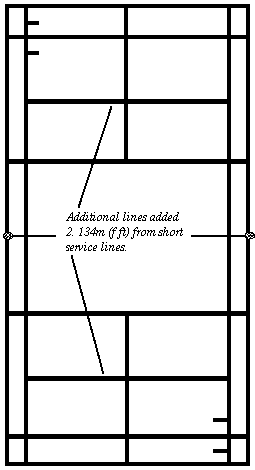 Badminton Court Drawing